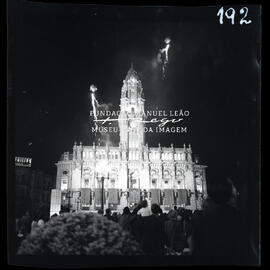 Câmara Municipal do Porto, vista nocturna